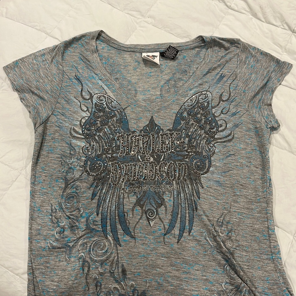 Harley Davidson burnout T size L